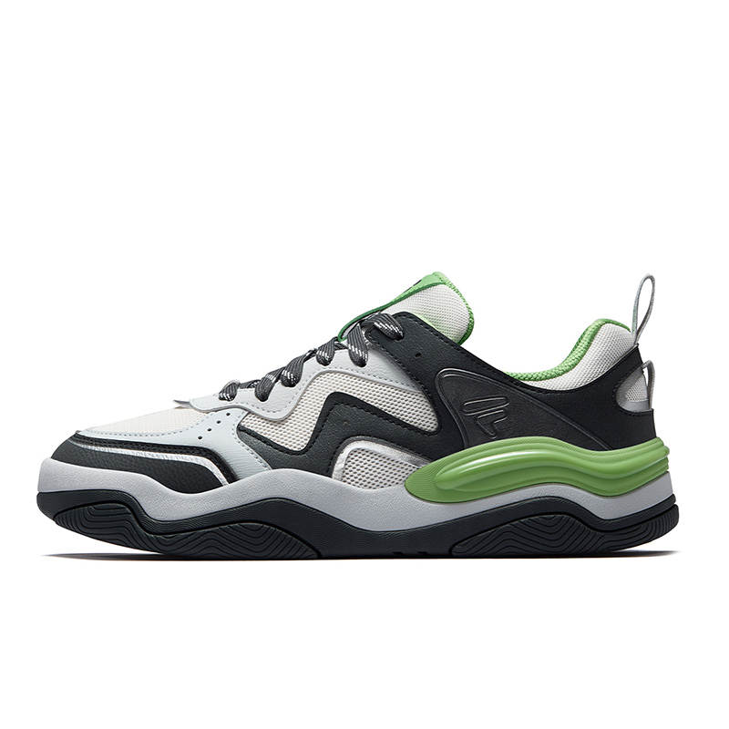 FILA FUSION KICK III Skateboard Shoes 3 Textile, Synthetic Leather Low top Skateboard Shoes Men's Solar Rock Gray
