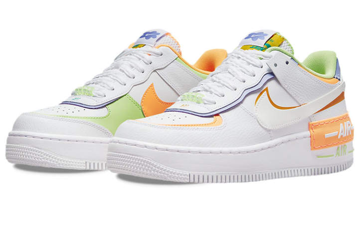 Nike Nike Air Force 1 Low Shadow White Peach Cream Lime Women's