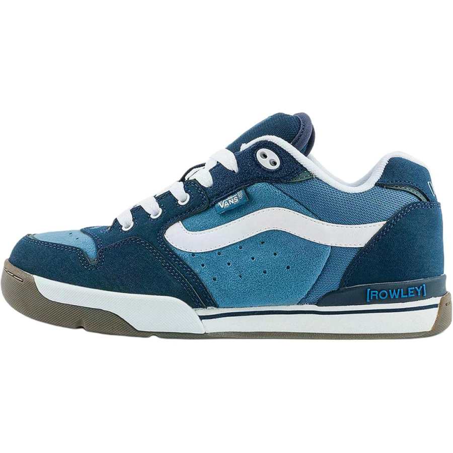 Vans Rowley Low top Skateboard Shoes Unisex Blue