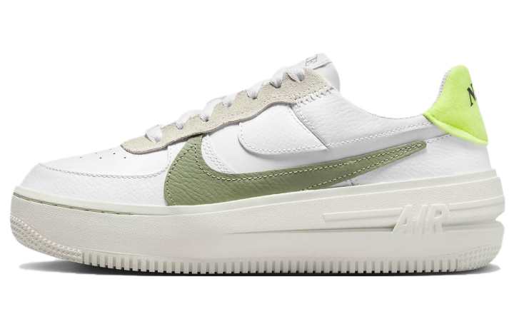 Nike Nike Air Force 1 PLT.AF.ORM White Oil Green Women's
