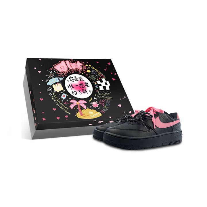 Nike Nike Gamma Force Cushioning Low top Skateboard Shoes Women's Black Pink