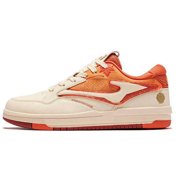 Erke Wudou Maple Leaf 3 Synthetic Leather Slip Resistant Abrasion Resistant Low top Skateboard Shoes Men's