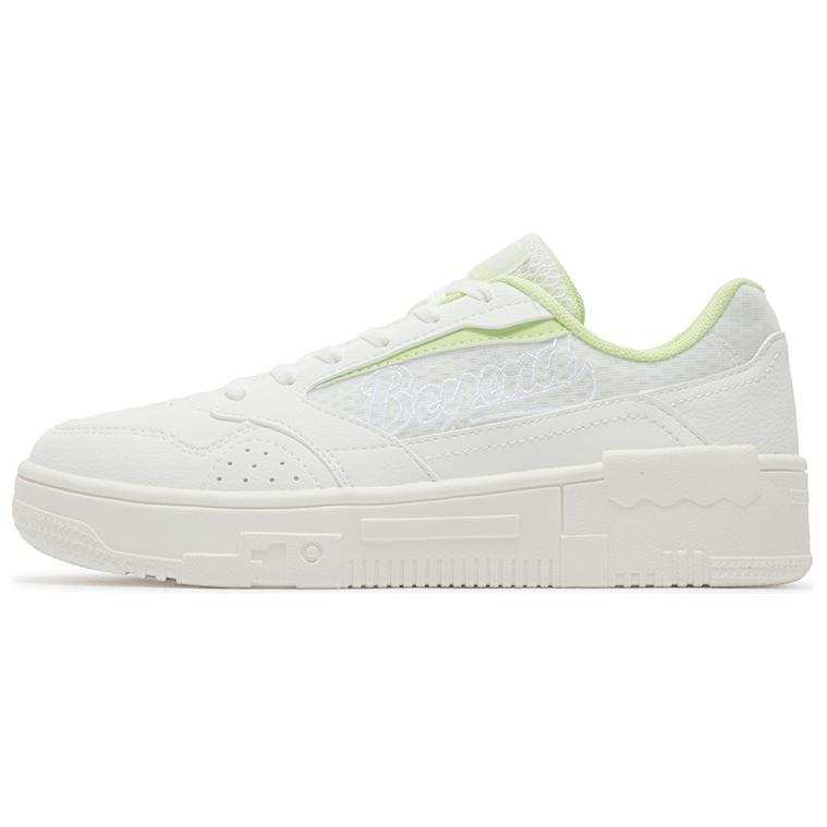 361° Slip Resistant Abrasion Resistant Low top Skateboard Shoes Women's White Green