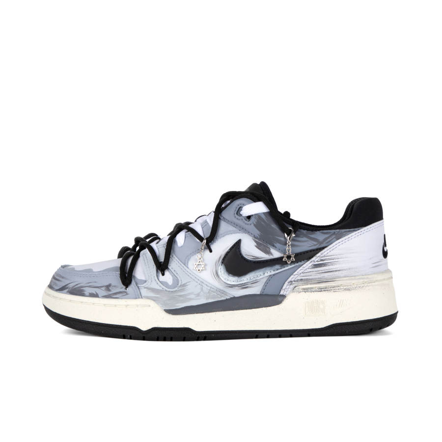 Nike Nike Full Force Abrasion Resistant Slip Resistant Low top Skateboard Shoes Men's Black Gray