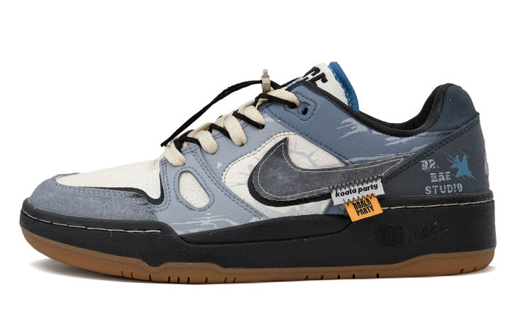 Nike Nike Full Force Low top Skateboard Shoes Unisex Blue