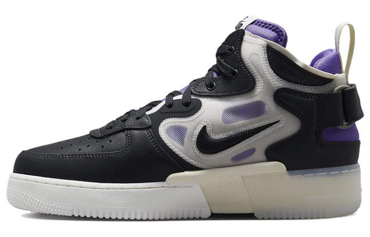 Nike Nike Air Force 1 Mid React 'Off Noir Action Grape'