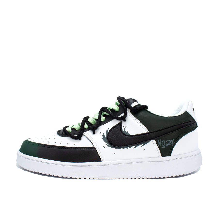 Nike Nike Court Vision 1 Cushioning Low top Skateboard Shoes Unisex Black Green
