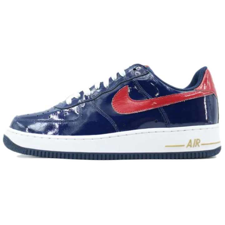 Nike Nike Air Force 1 Low top Skateboard Shoes Men's Dark Blue