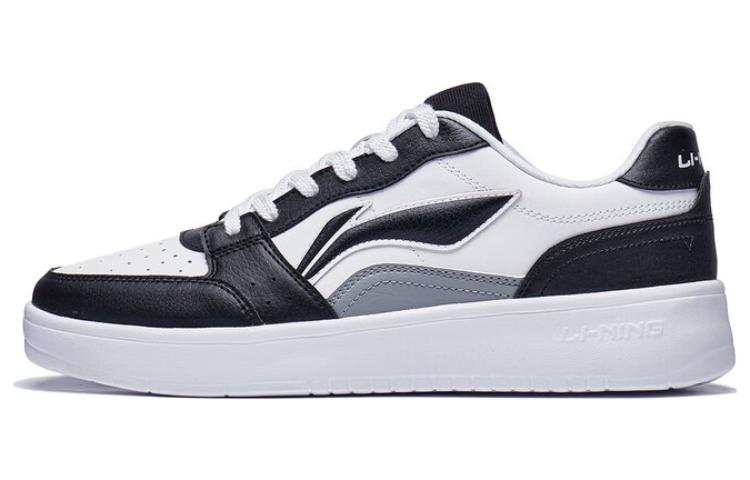 Li-Ning Li Ning Sycee Slip Resistant Cushioning Abrasion Resistant Low top Skateboard Shoes Men's White Black
