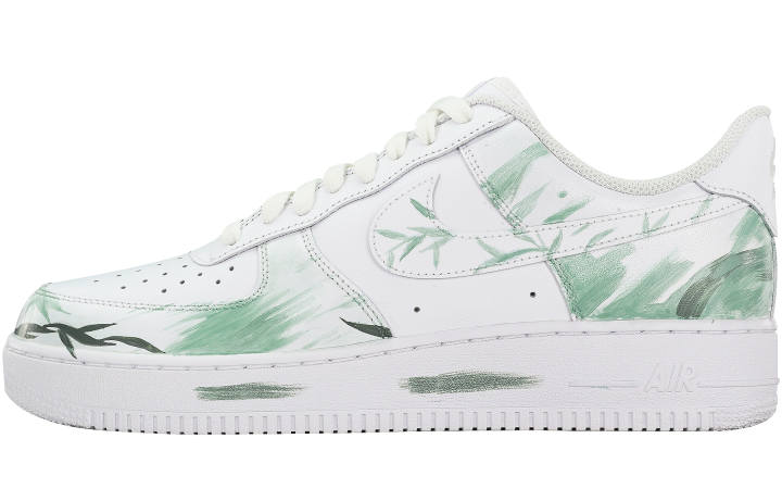 Nike Nike Air Force 1 Air Force 1 Coverage Slip Resistant And Abrasion Resistant Low top Skateboard Shoes Unisex White