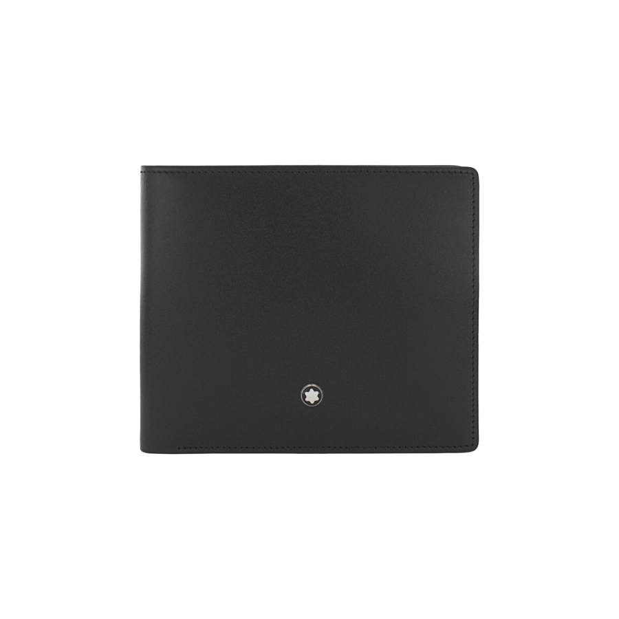 MONTBLANC MONTBLANC Cow Leather Wallet Men's Black