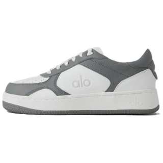 Alo Yoga Recovery Mode Comfortable Abrasion Resistant Breathable Low top Skateboard Shoes Unisex White Gray