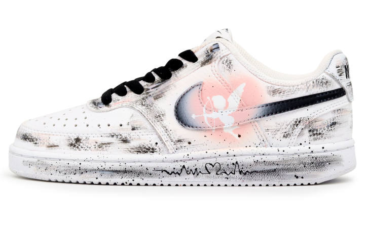 Nike Nike Court Vision 1 Skateboard Shoes Women's Low Top White/Pink