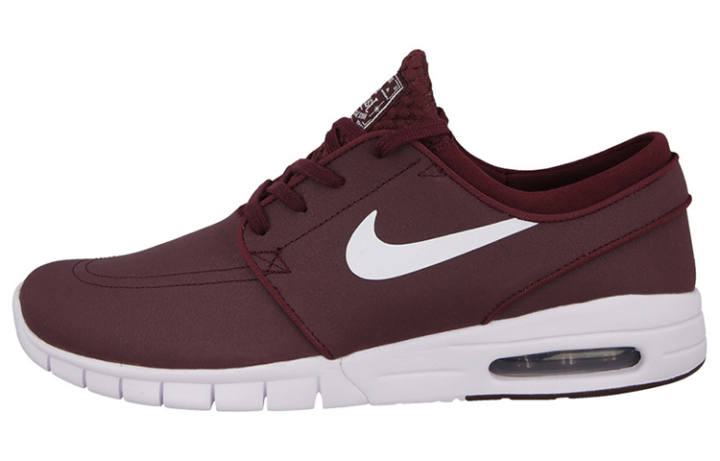 Nike Nike Sb Stefan Janoski Max Leather 'Wine Red White'
