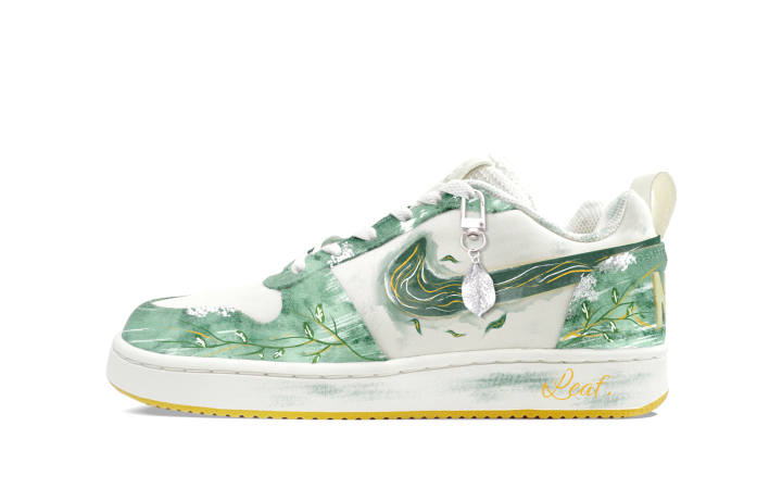 Nike Nike Court Borough PRM Skateboard Shoes Men's Low Top Green/Silver/Yellow