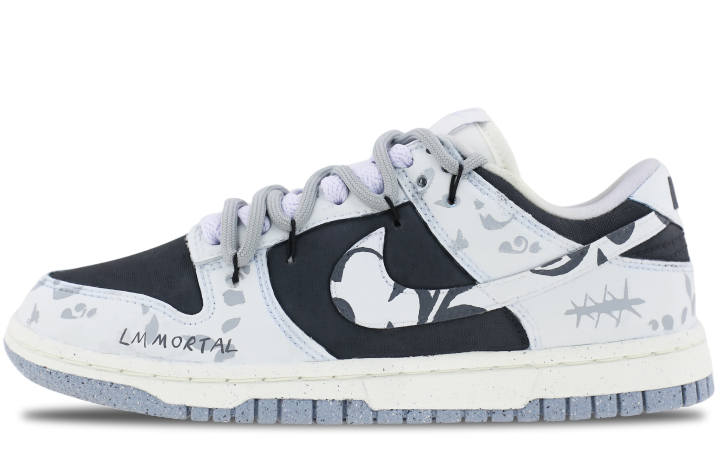Nike Nike Dunk Low top Skateboard Shoes Unisex Black Gray