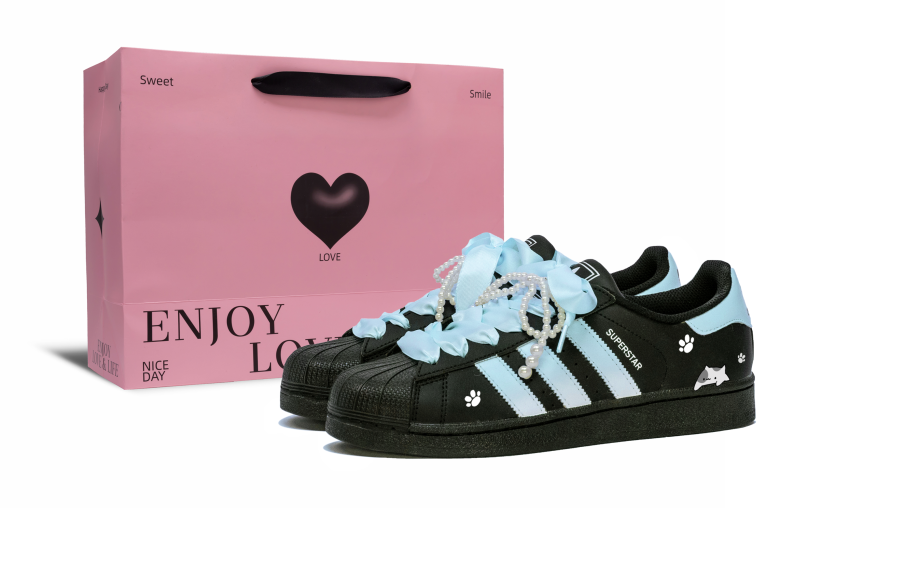 Adidas Originals Superstar 2 Maris Mimi Low top Skateboard Shoes Unisex Light Blue