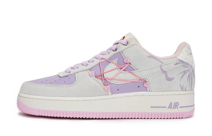 Nike Nike Air Force 1 Skateboard Shoes Women's Low Top Pink/White/Purple