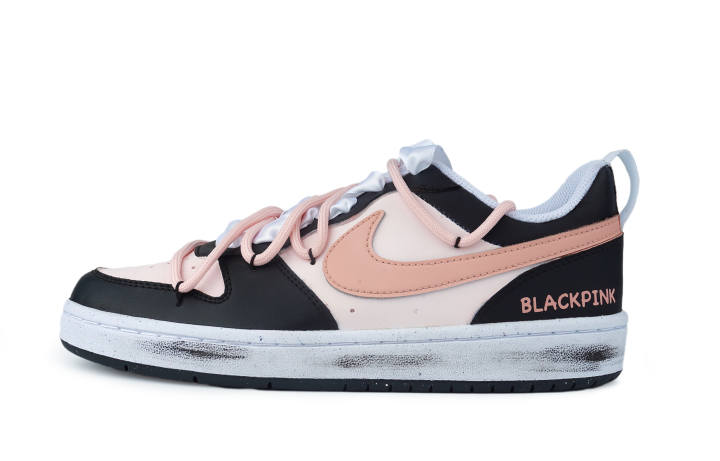 Nike Nike Court Borough Synthetic Leather Slip Resistant Abrasion Resistant Slip Resistant Abrasion Resistant Low top