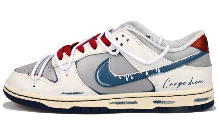 Nike Nike Dunk Old Seal Vlad Abrasion Resistant Low top Skateboard Shoes Men's Blue Gray