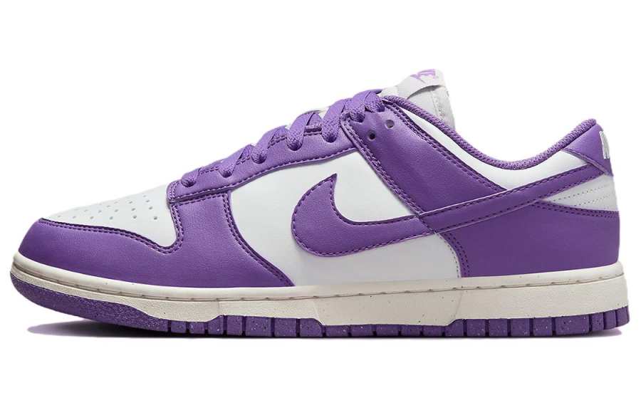 Nike Nike Dunk LOW Next Nature Abrasion Resistant Breathable Low top Skateboard Shoes Women's Purple White