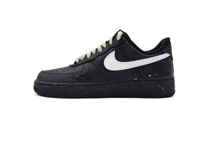 Nike Nike Air Force 1 Low top Skateboard Shoes Unisex Black White