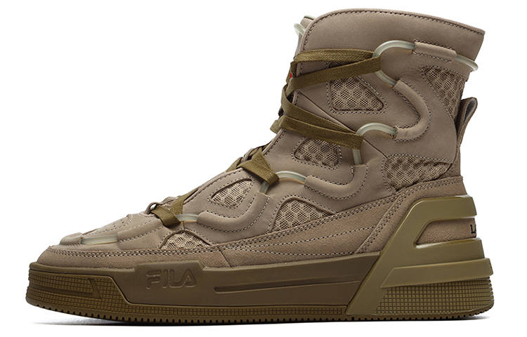 FILA Lanvin x FILA Salto Nougat Fleece Lined, Casual High top Skateboard Shoes Men's Brown