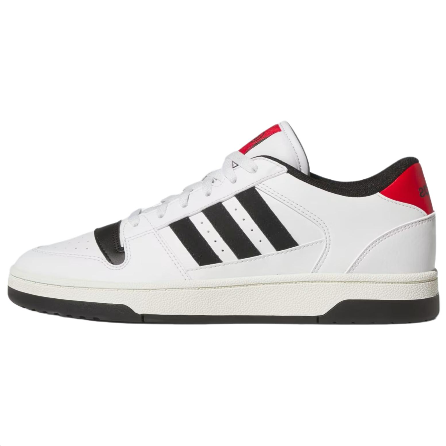 Adidas Adidas BREAK START Slip Resistant Abrasion Resistant Low top Skateboard Shoes Unisex White Black