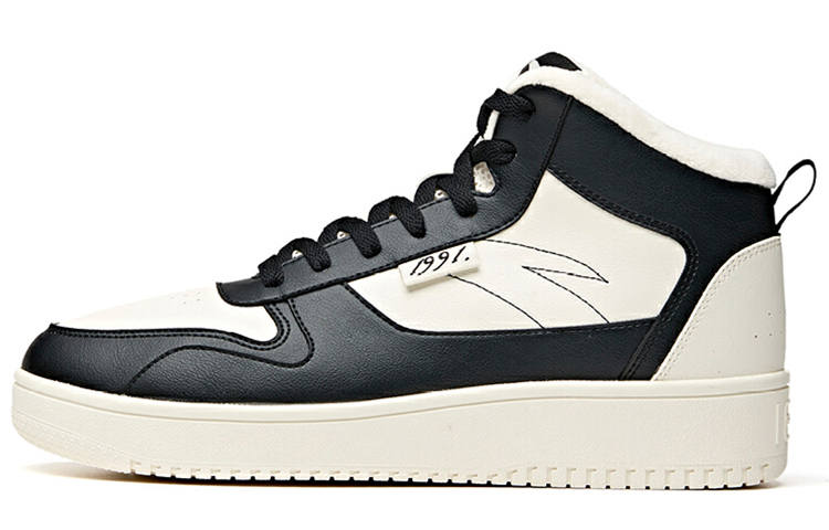 Anta Life Collection Textile, Synthetic Leather Coverage Thermal Slip Resistant Mid top Skateboard Shoes Men's