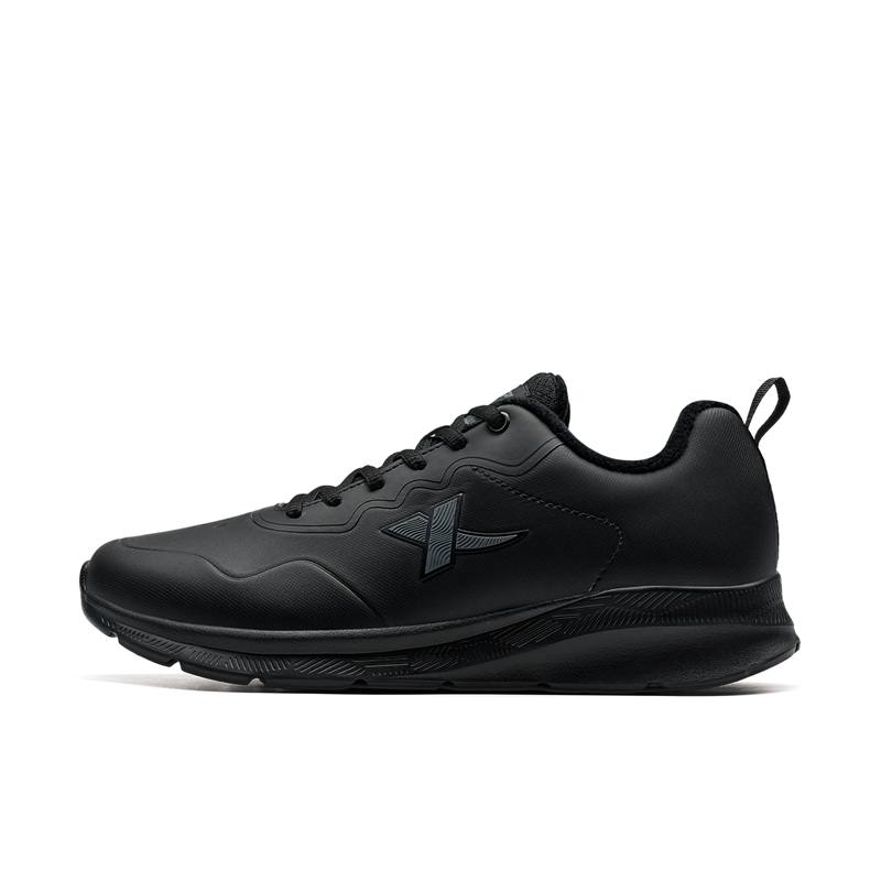 XTEP Thermal Abrasion Resistant Low top Skateboard Shoes Men's Black
