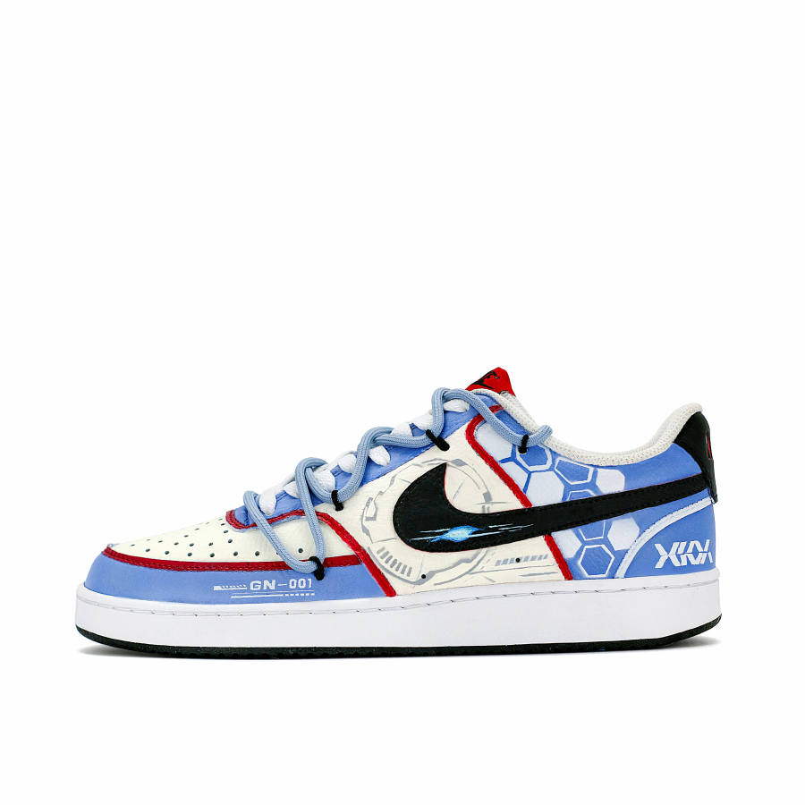 Nike Nike Court Vision 1 Gundam Angel Abrasion Resistant Balance Low top Skateboard Shoes Men's Blue