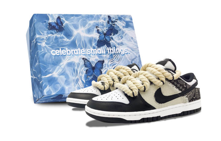 Nike Nike Dunk Slip Resistant, Abrasion Resistant, Lightweight Low top Skateboard Shoes Unisex Black White