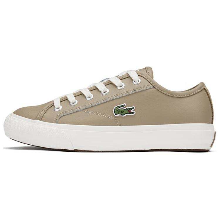 LACOSTE Slip Resistant Slip Resistant Low top Skateboard Shoes Women's White