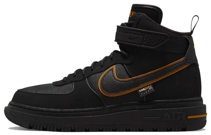 Nike Nike Air Force 1 Boot Cordura Black Gold