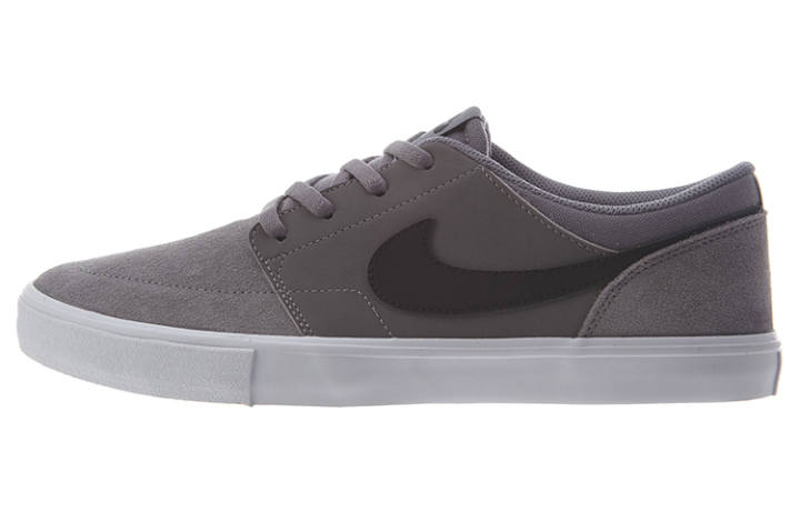 Nike Nike SB Portmore Solar 2 Casual Abrasion Resistant, Lightweight, Balanced Low top Skateboard Shoes Men's Gray