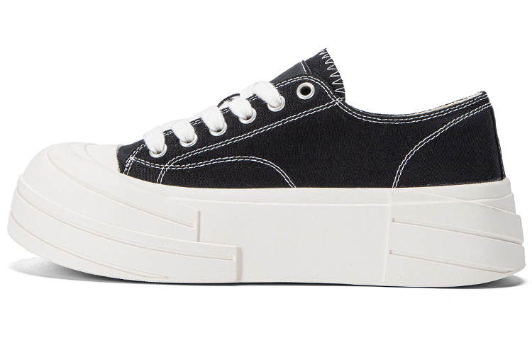 Kappa Slip Resistant Abrasion Resistant Low top Skateboard Shoes Women's Black
