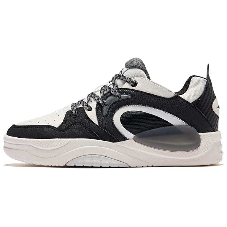Erke Impression Panda 3 Slip Resistant Abrasion Resistant High top Skateboard Shoes Men's Black White