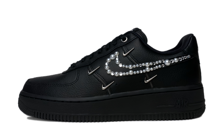 Nike Nike Air Force 1 Abrasion Resistant Abrasion Resistant Low top Skateboard Shoes Women's Black White