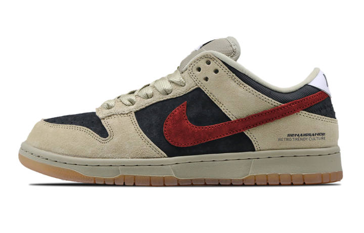 Nike Nike Dunk SB Campfire Coverage Abrasion Resistant, Breathable Low top Skateboard Shoes Men's Apricot