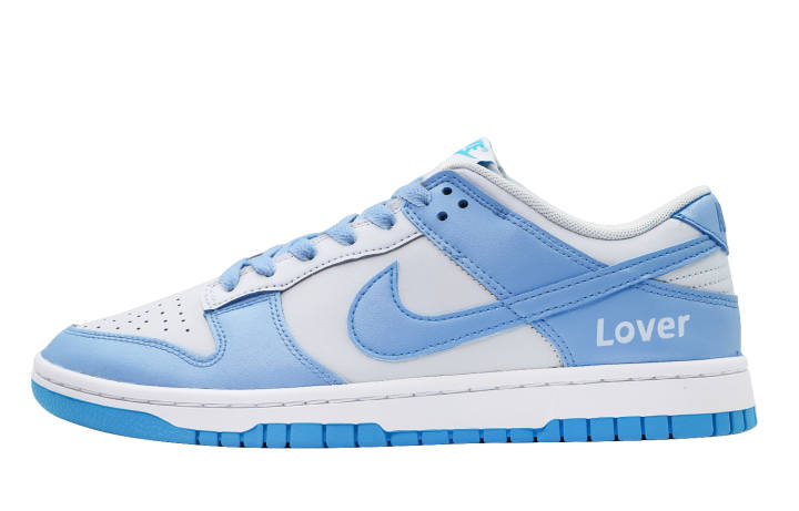 Nike Nike Dunk Low top Skateboard Shoes Men's Blue Gray