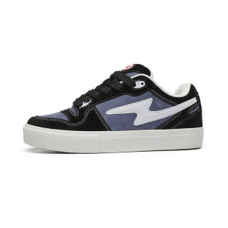 GZOZ Puffy Shoes Cushioning Abrasion Resistant Slip Resistant Low top Skateboard Shoes Unisex Black Blue
