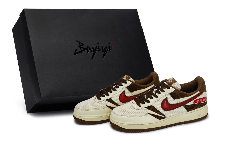 Nike Nike Air Force 1 811 Manufacturing, Cloud Mountain, Special Shoe Box Abrasion Resistant Abrasion Resistant Low top