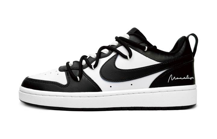 Nike Nike Court Borough Low top Skateboard Shoes GS Black White
