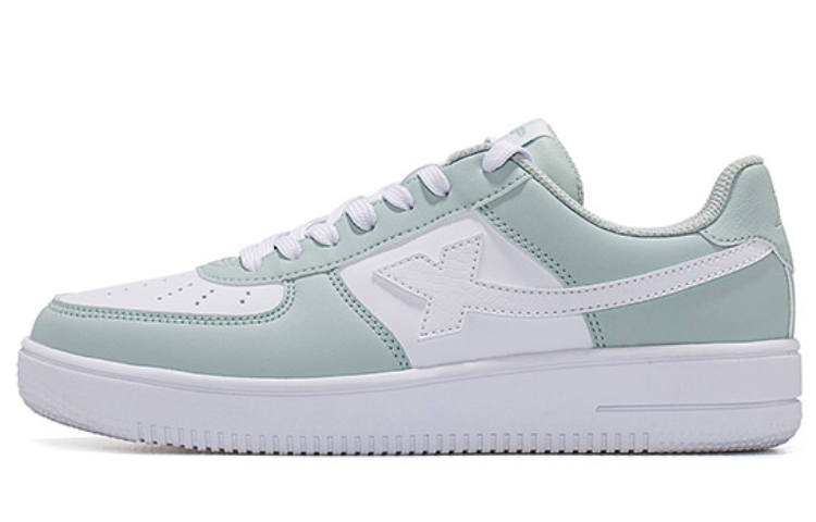 XTEP Air Force 1 Low top Skateboard Shoes Women's White Green