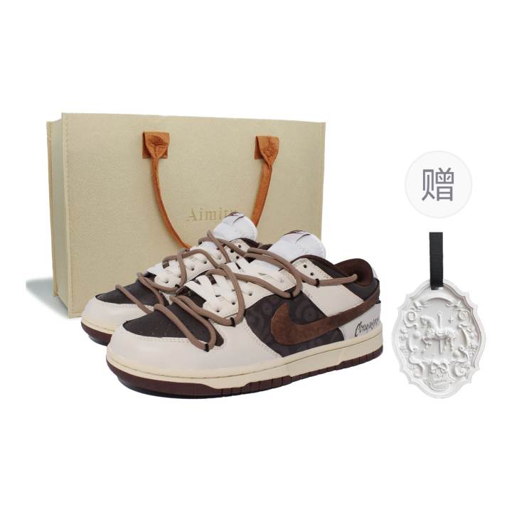 Nike Nike Dunk Firefly Forest, Wild Party Low top Skateboard Shoes Women's Brown
