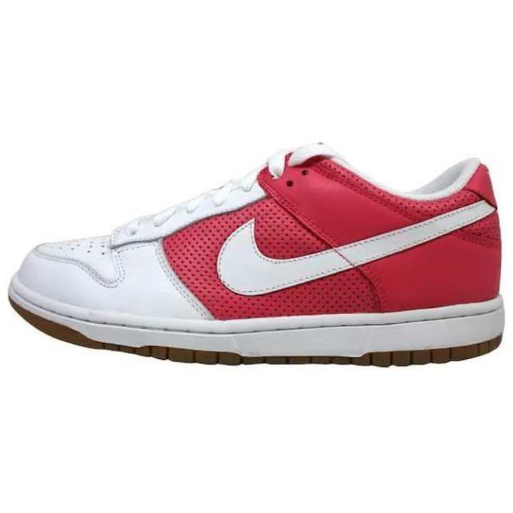 Nike Nike Dunk Low White/White Flamingo Women's