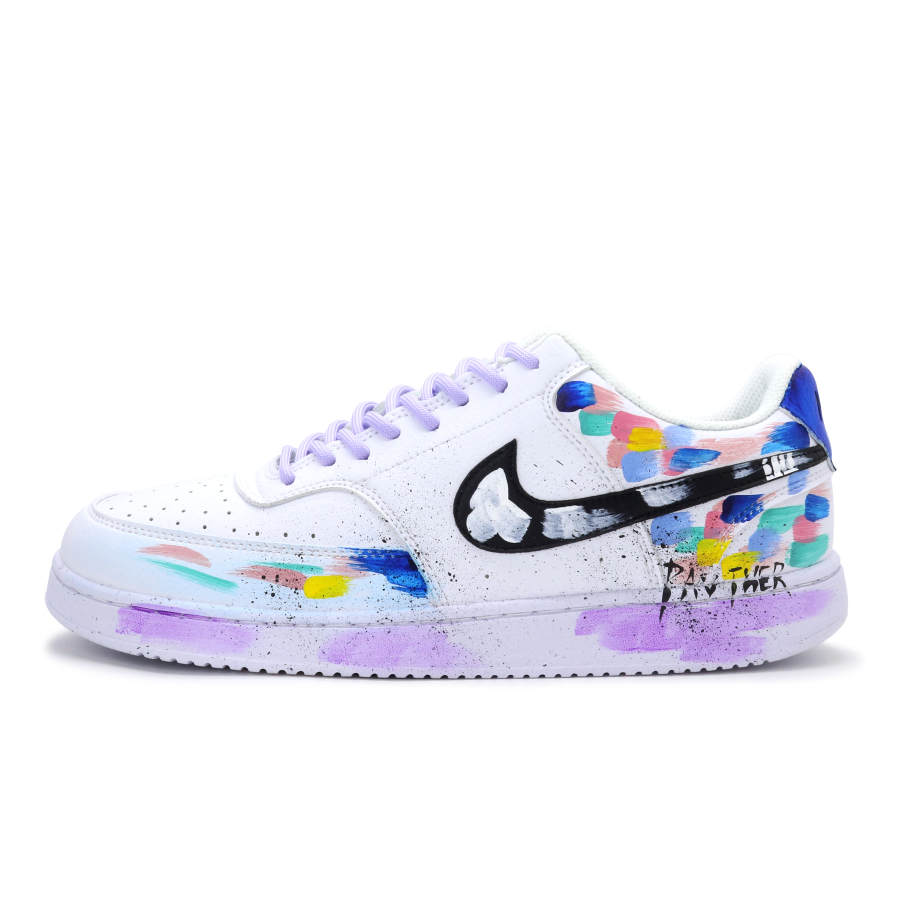 Nike Nike Court Vision 1 Skateboard Shoes Men's Low Top Red/Yellow/Blue/Green/Cyan/Orange/Purple