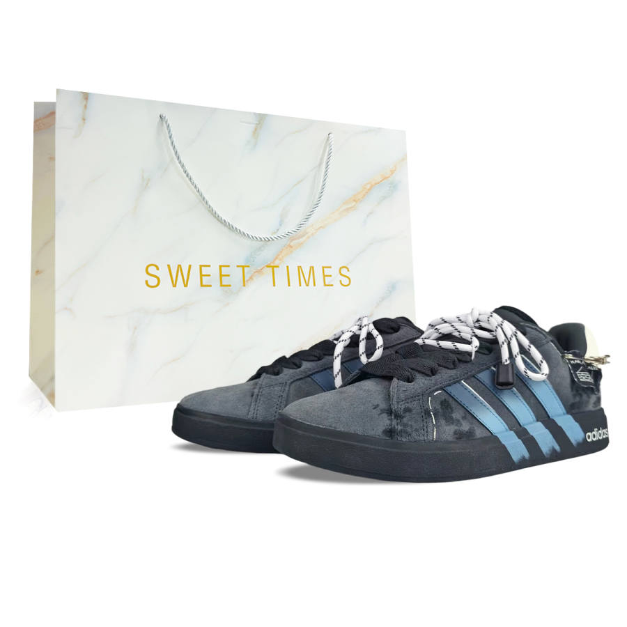 Adidas Adidas Grand Court Base 00s BNK Sparkling Galaxy Abrasion Resistant Abrasion Resistant Low top Skateboard Shoes Unisex
