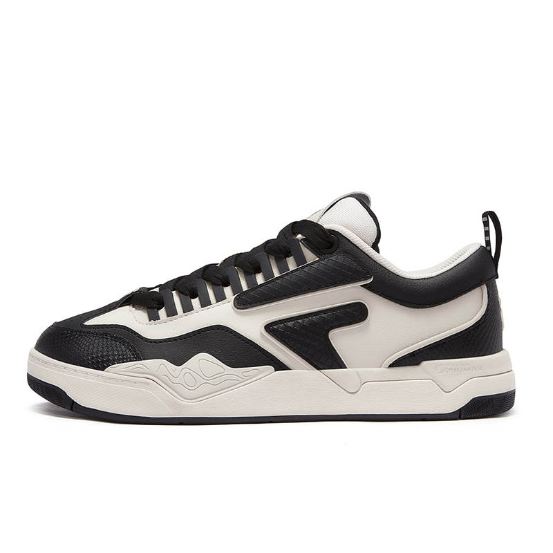 FILA FUSION Nollie Pig Leap Shoes Abrasion Resistant Low top Skateboard Shoes Men's Birch Brown Black