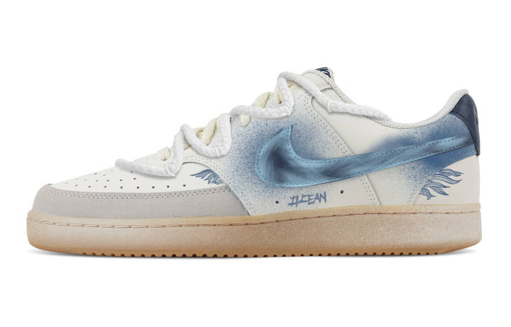 Nike Nike Court Vision Feather Hope Abrasion Resistant Low top Skateboard Shoes Men's
